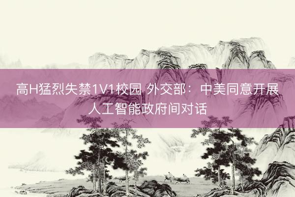 高H猛烈失禁1V1校园 外交部：中美同意开展人工智能政府间对话