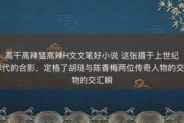 高干高辣猛高辣H文文笔好小说 这张摄于上世纪60年代的合影，定格了胡琏与陈香梅两位传奇人物的交汇瞬