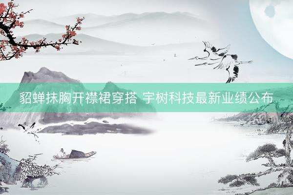 貂蝉抹胸开襟裙穿搭 宇树科技最新业绩公布