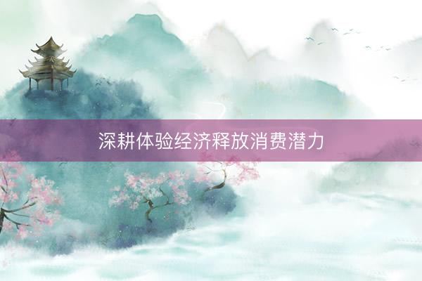 深耕体验经济释放消费潜力