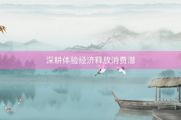 深耕体验经济释放消费潜