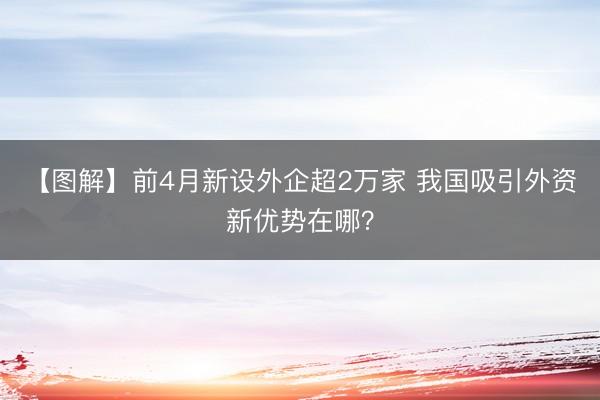 【图解】前4月新设外企超2万家 我国吸引外资新优势在哪？