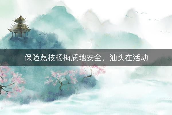 保险荔枝杨梅质地安全，汕头在活动